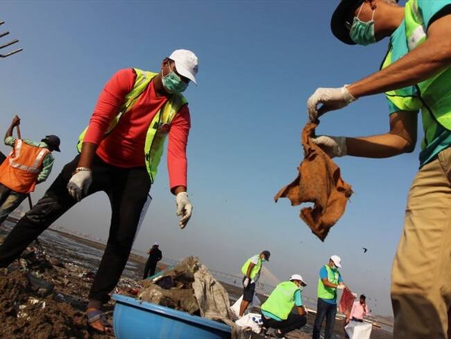 Sarah Kollar, Gerente de Alcance, Limpieza Internacional Costera (ICC) de Ocean Conservacy explicó en La W cómo funciona este programa.. Foto: Getty Images