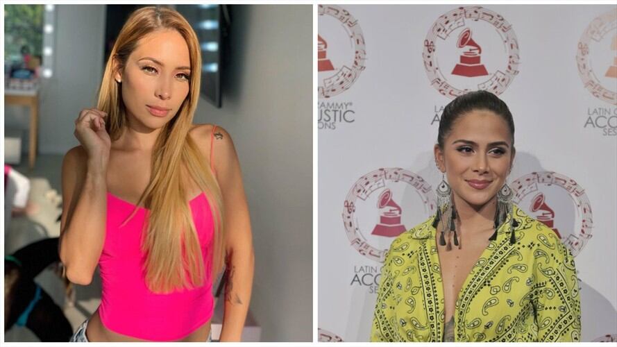 Greeicy Rendón y Luisa Fernanda se encontraban juntas en una cena de los Premios Heat.. Foto: Colprensa e Instagram