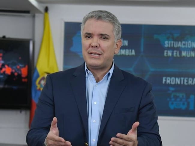 Duque anuncia aislamiento total en Colombia por cuenta del coronavirus. Foto: Colprensa