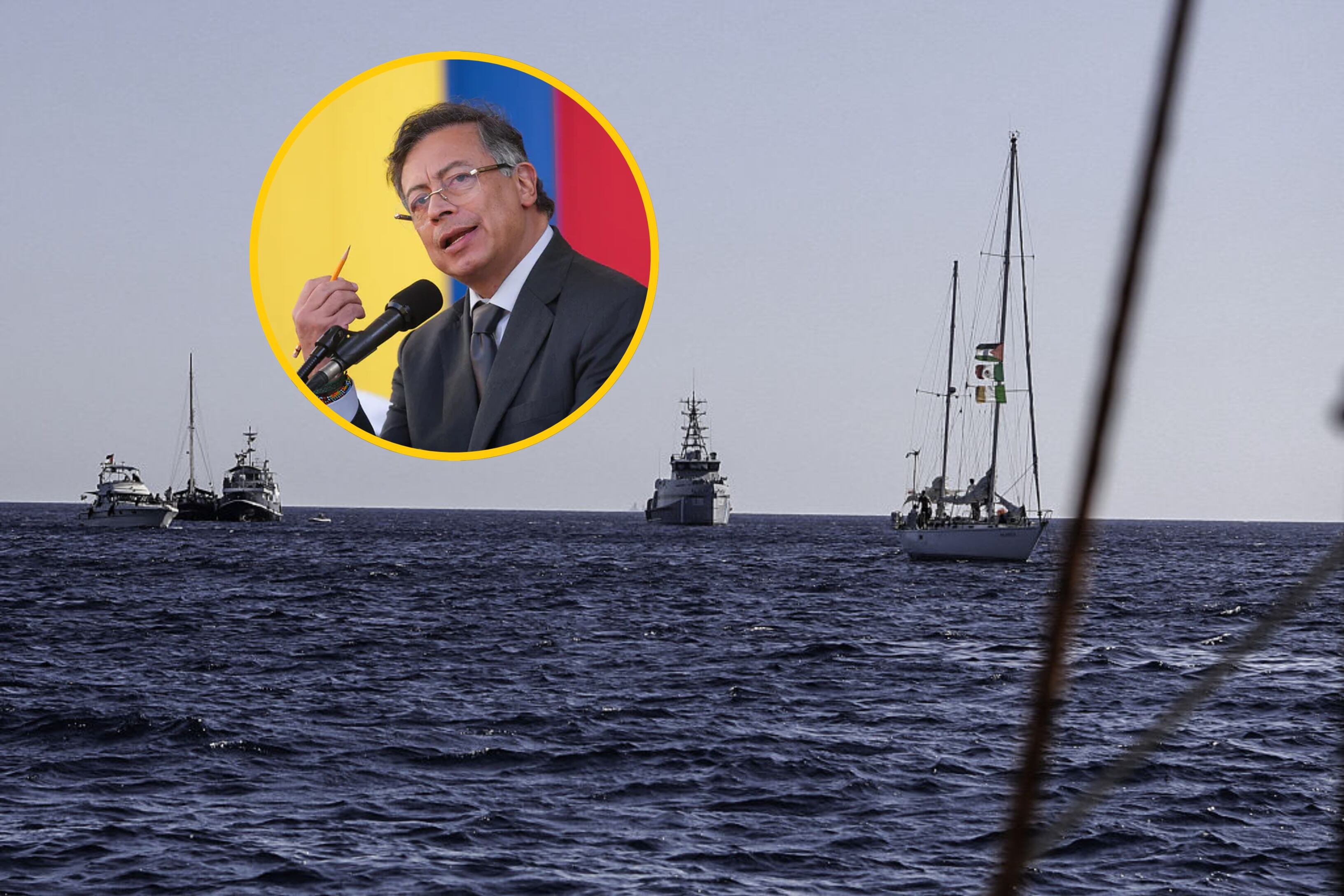 Flotilla Global Sumud. (Photo by Niccolo Celesti/Anadolu via Getty Images)