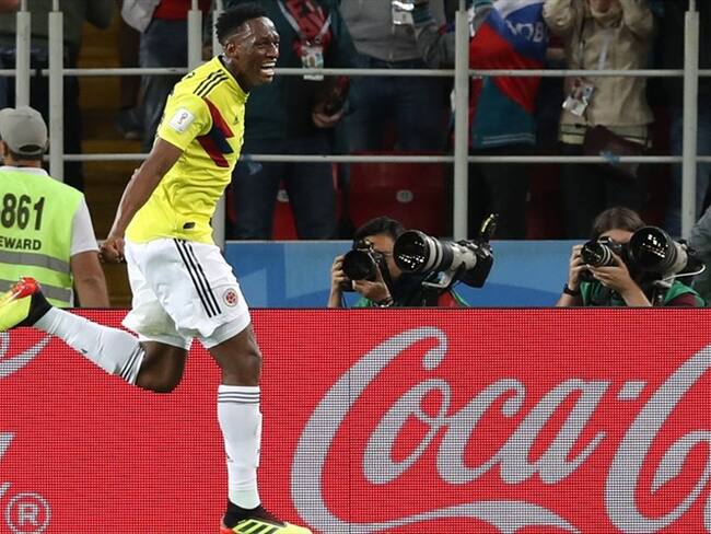Yerry Mina, futbolista colombiano. Foto: Getty Images / La conmovedora foto de Yerry Mina a semanas de ser papá