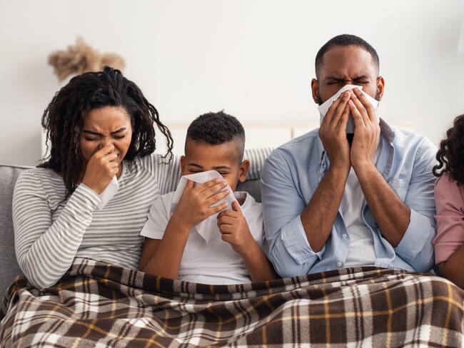 Familia enferma. Foto: Getty Images