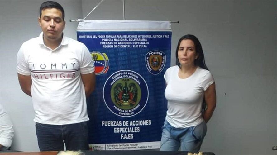 Aída Merlano, capturada en Venezuela. Foto: Policía Nacional Bolivariana