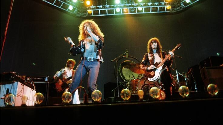 Led Zeppelin se toma Planetario de Bogotá mediante un show láser musical. Foto: Getty Images