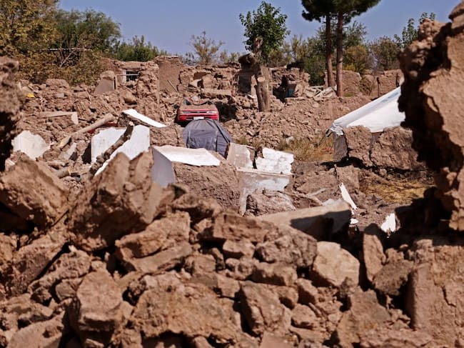 Terremoto en Afganistán. (Photo by Mohsen KARIMI / AFP) (Photo by MOHSEN KARIMI/AFP via Getty Images)
