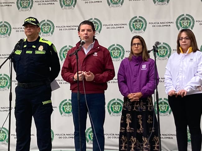 Policía de Bogotá. Foto: Cortesía Alcaldía de Bogotá.