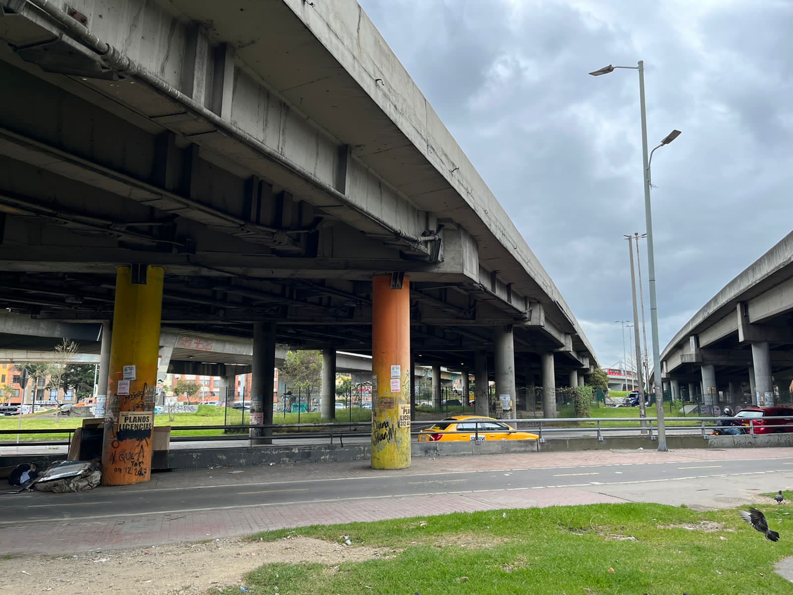 Puente vehicular en Bogotá. Foto: Cortesía Personería de Bogotá.