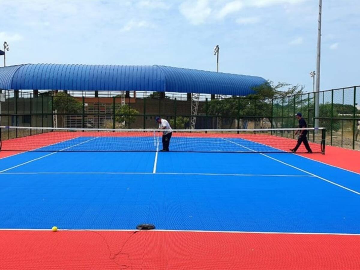 La Guajira tendrá la primera cancha de tenis en polipropileno de Suramérica