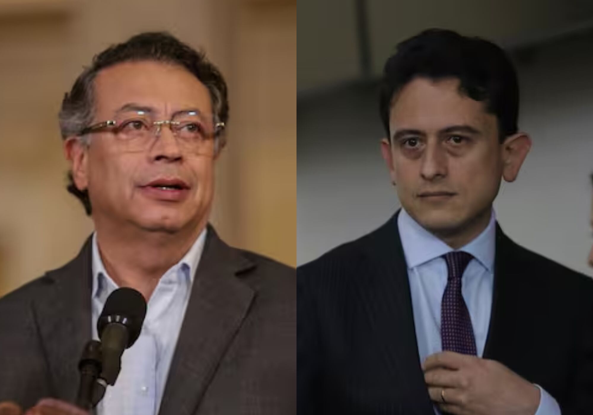 Gustavo Petro y Luis Carlos Reyes