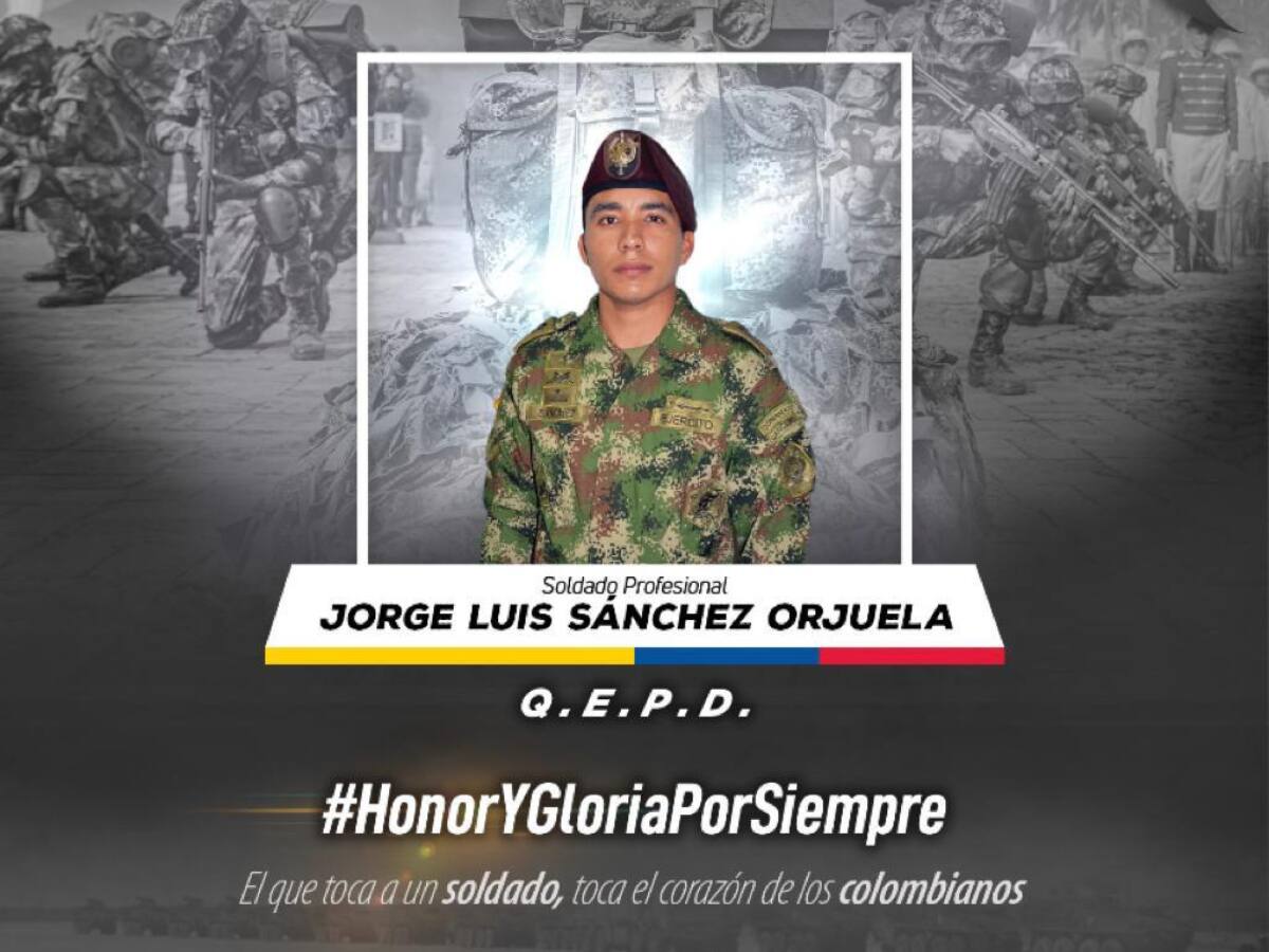 Soldado profesional murió en combates con el ELN en Arauca