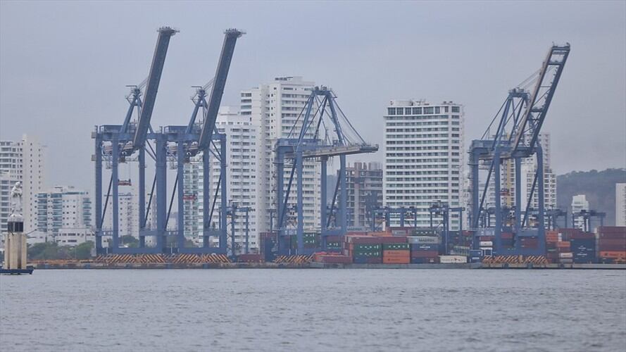 Puerto de Cartagena. Foto: Colprensa
