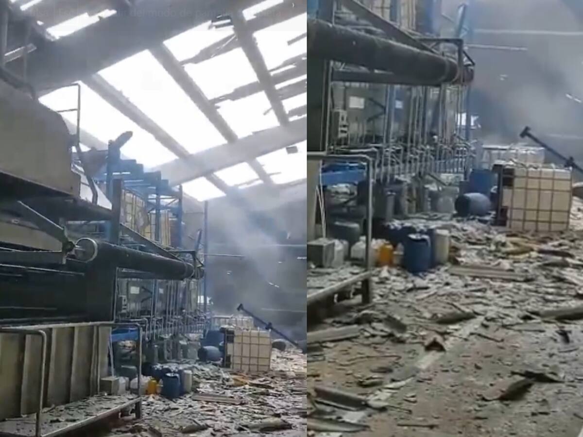 Detalles de la fuerte explosión en instalaciones de Industrias Cannon en Barranquilla