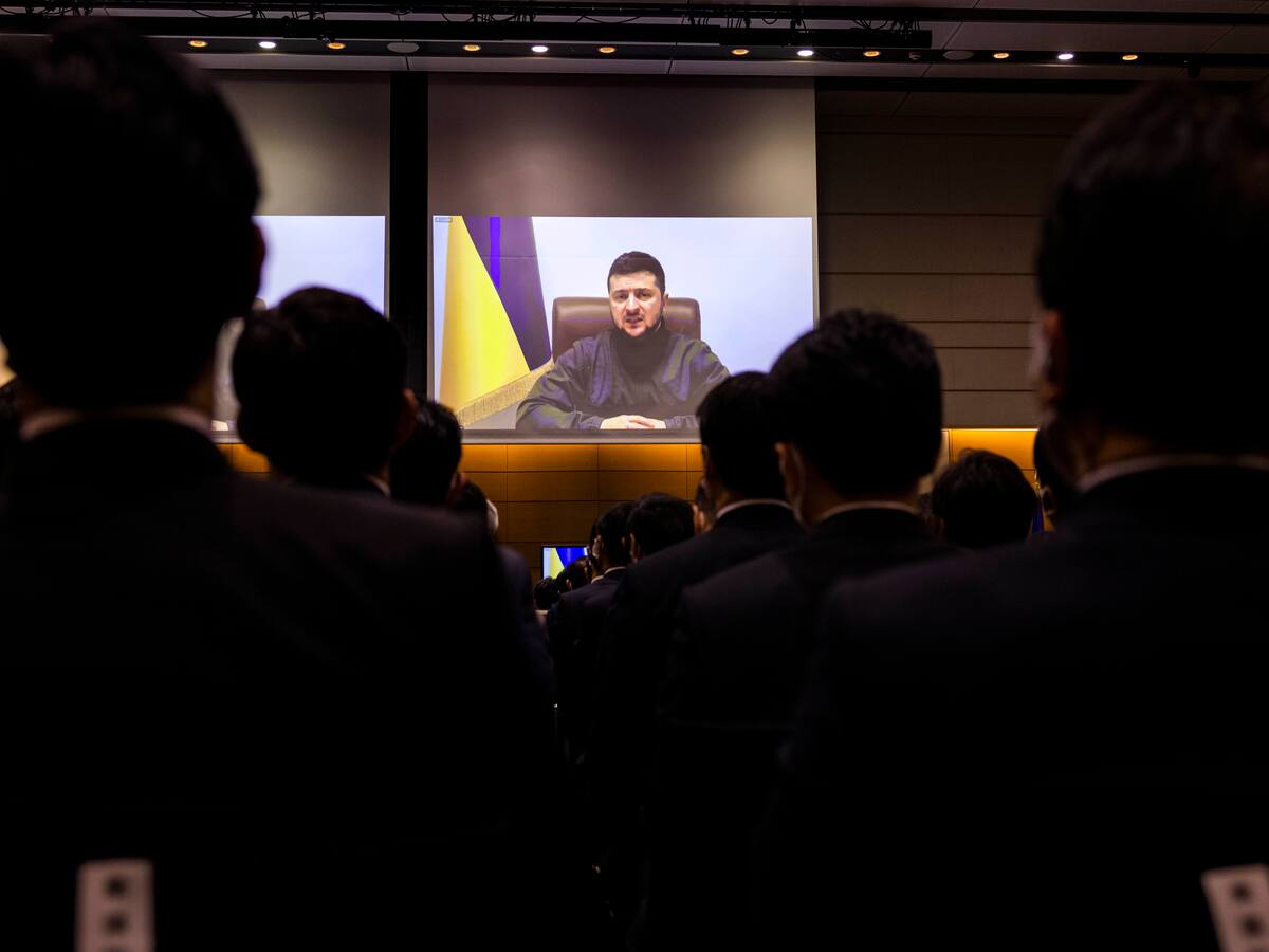 Zelenski pidió ante parlamento japonés reformas profundas de la ONU