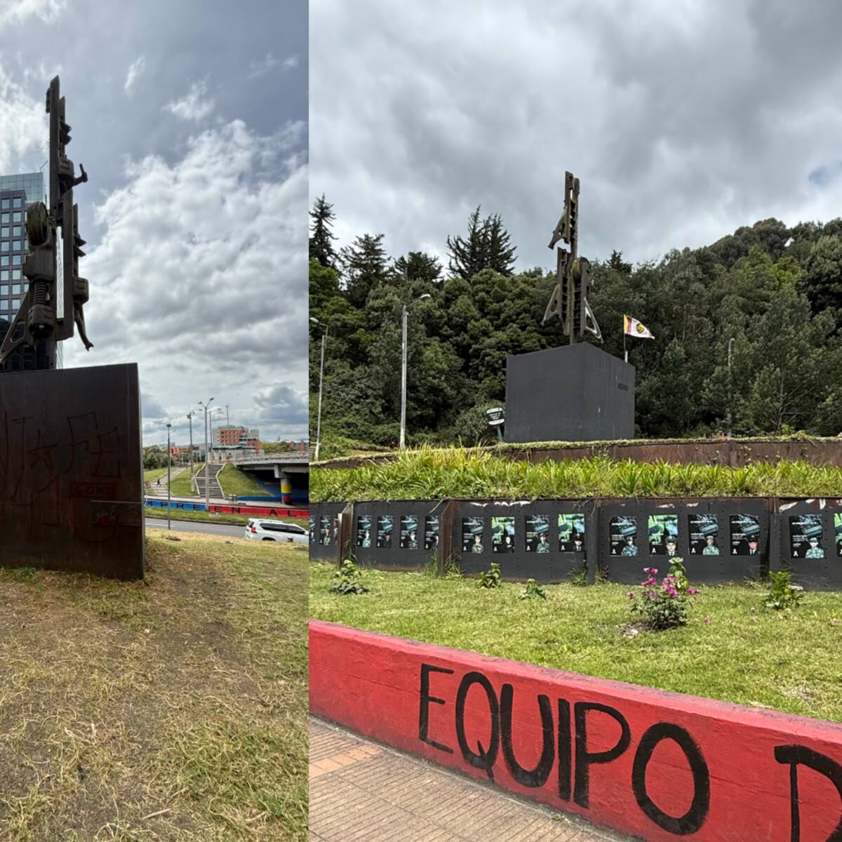 Monumento a Gandhi en Bogotá ya fue desalojado: Distrito recuperó el espacio