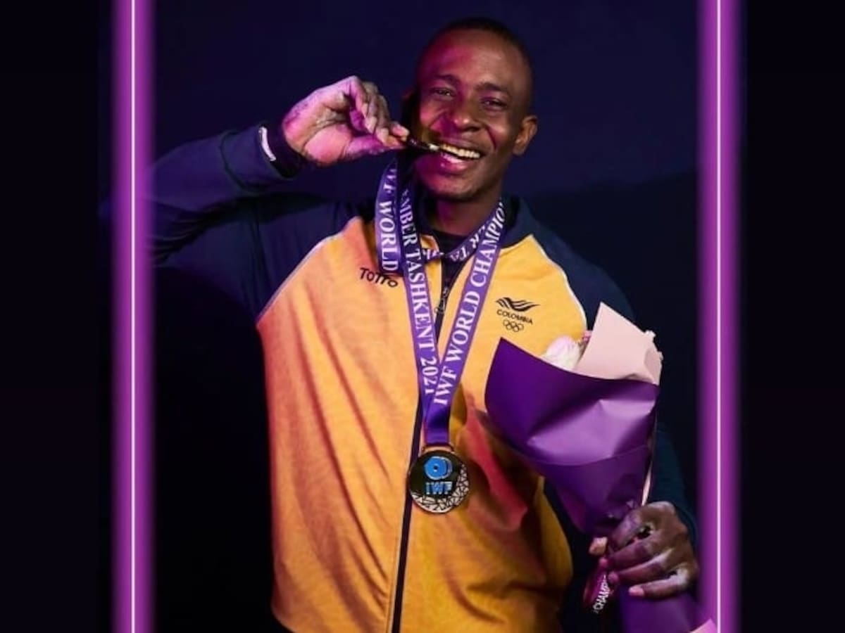 Lesman Paredes se colgó medalla de oro en el Mundial de Levantamiento de Pesas