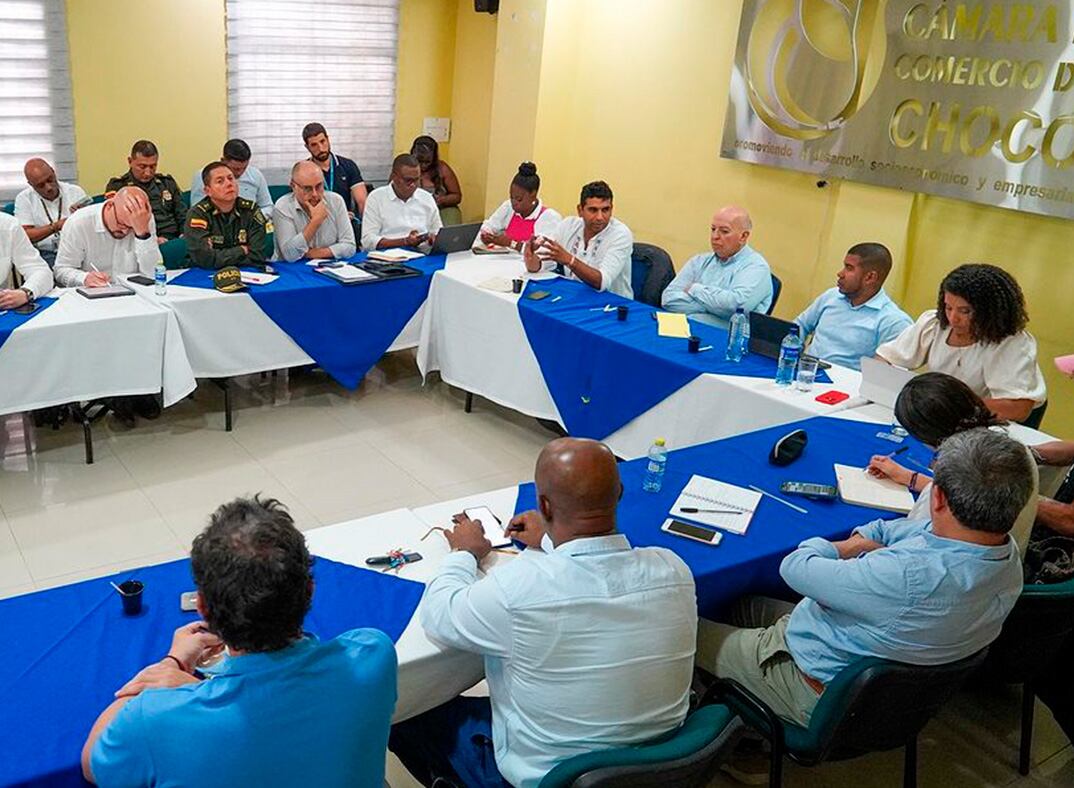 Mesa sociojurídica de Quibdó. Foto: Alcaldía de Quibdó.