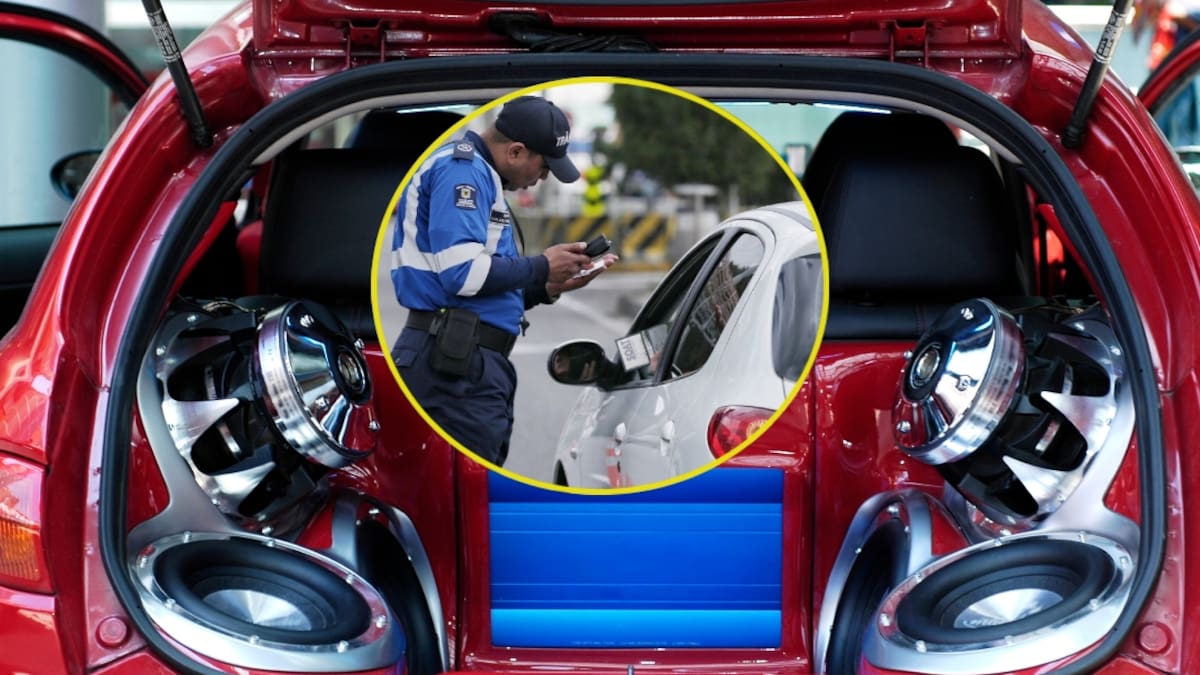 Volumen permitido para equipos de sonido en los carros: hay multa de más de 300 mil pesos