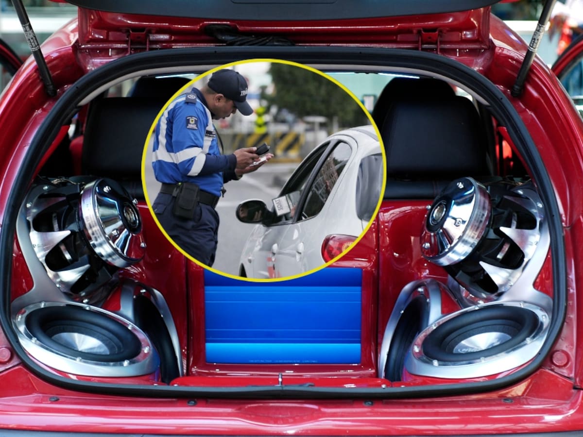 Volumen permitido para equipos de sonido en los carros: hay multa de más de 300 mil pesos