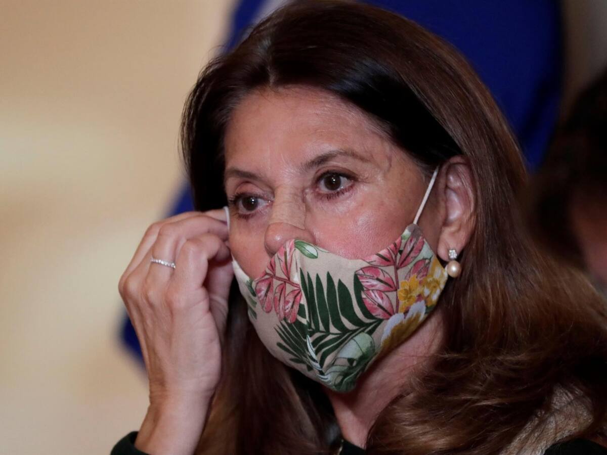 Imagen: Así quedó la canciller Marta Lucía Ramírez tras su caída