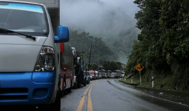 Imagen de referencia de la vía Bogotá - Villavicencio. Foto: Colprensa.