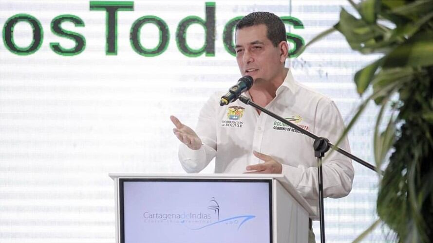 La Procuraduría llamó la atención al gobernador de Bolívar, Dumek Turbay, ante una denuncia de incumplimiento a varios de los 38 compromisos con las víctimas del departamento. Foto: Gobernación de Bolívar