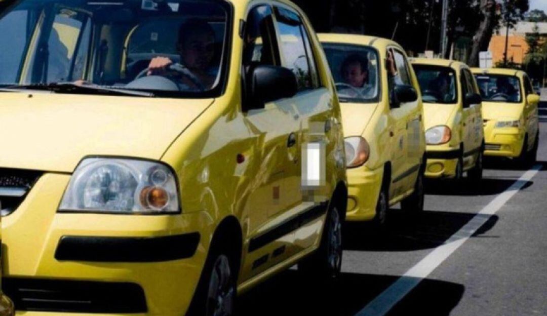 Taxis en Barranquilla.