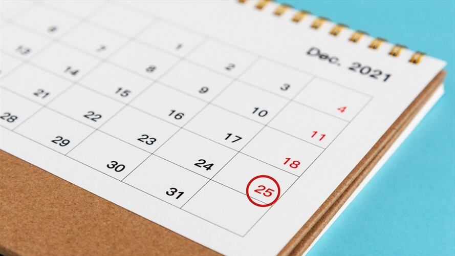 Imagen de referencia de calendario 2021. Foto: Getty Images / Nora Carol Photography