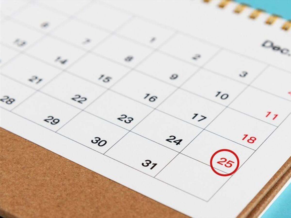 ¿Cuándo son los próximos festivos del año?