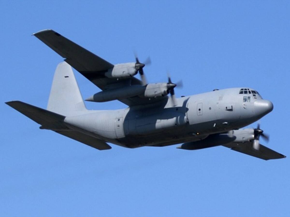 Dos aviones Hércules son entregados a Colombia por los Estados Unidos