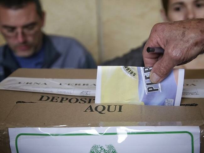 Votaciones al plebiscito por la paz. Foto: Colprensa