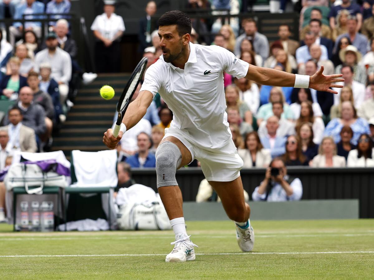Novak Djokovic superó a Lorenzo Musetti y jugará la final de Wimbledon ante Alcaraz