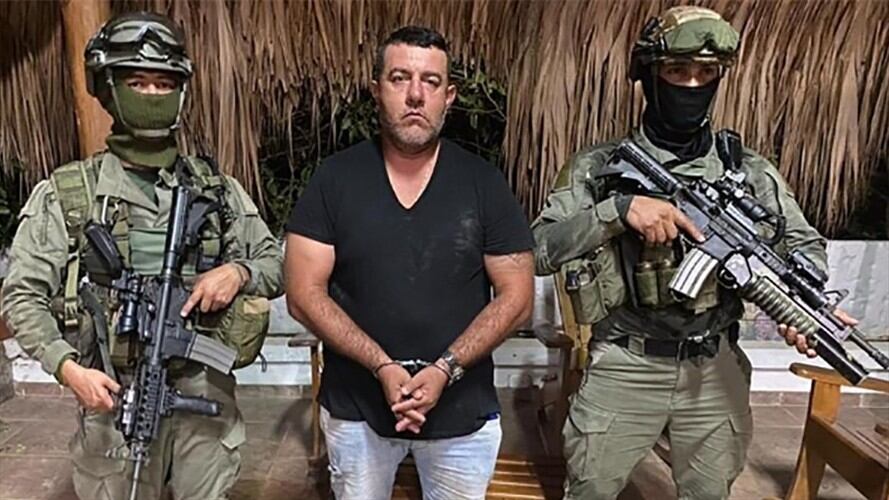 En Córdoba capturan a alias Tavo, uno de los narcos más buscados en el país. Foto: Cortesía