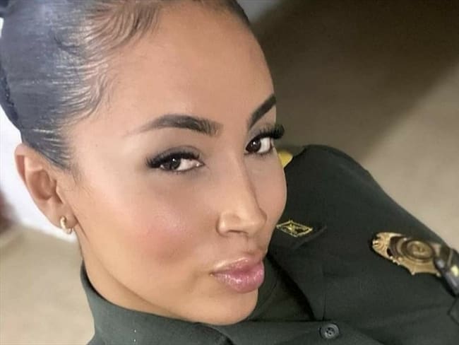 Patrullera Andrea Cortés. Foto: Colprensa