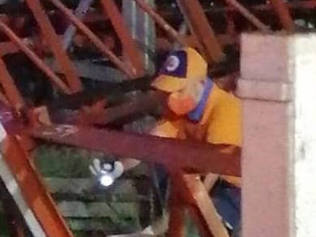 Tras el accidente, el parque ubicado en la calle 5ta con carrera 50 fue cerrado mientras se desarrollan las investigaciones pertinentes. Foto: Cortesía