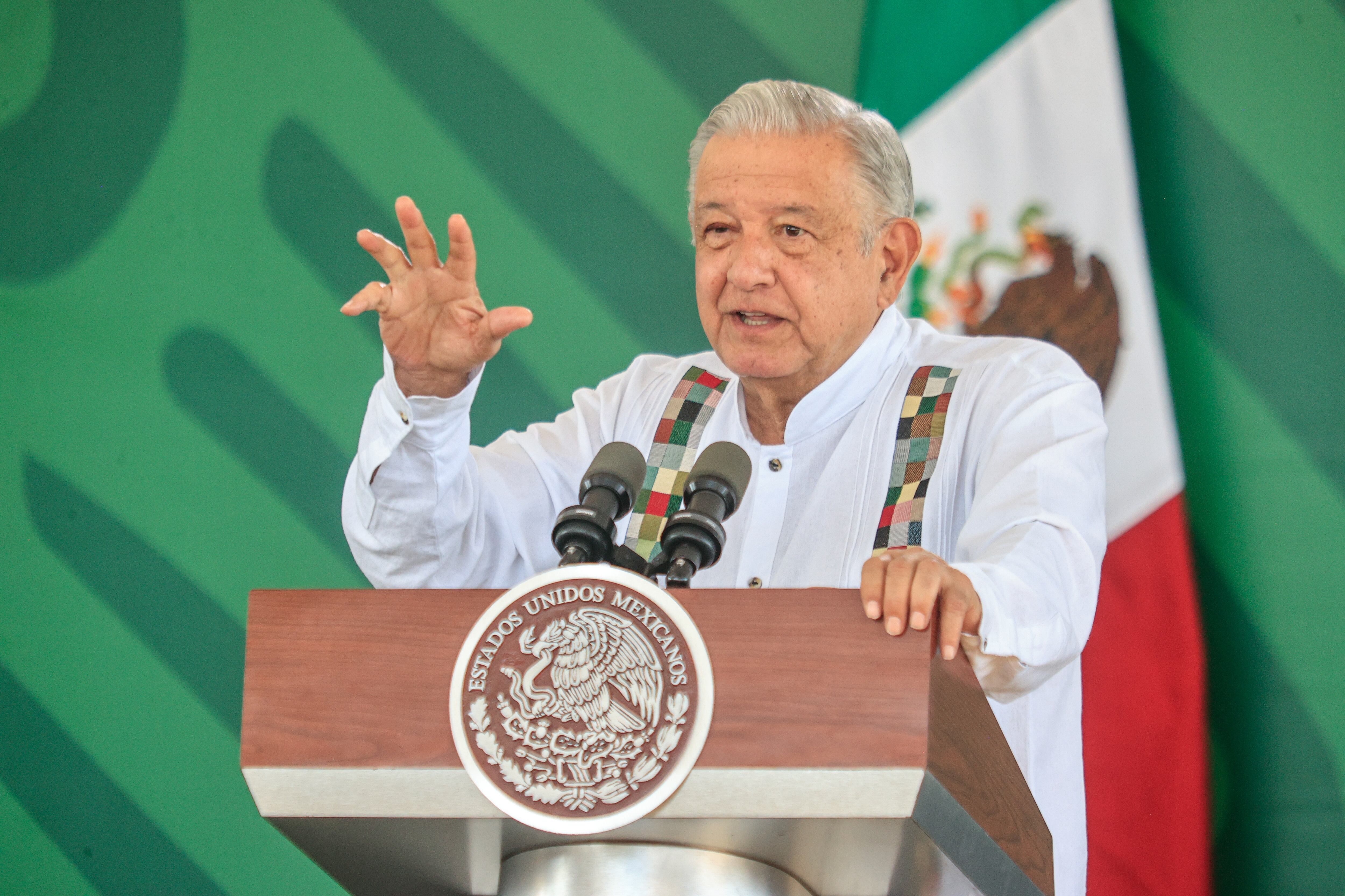 El presidente de México, Andrés Manuel López Obrador. Foto: EFE.