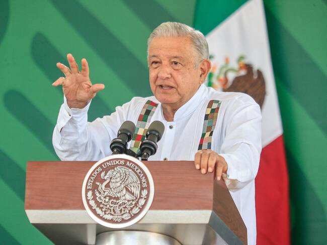 El presidente de México, Andrés Manuel López Obrador. Foto: EFE.