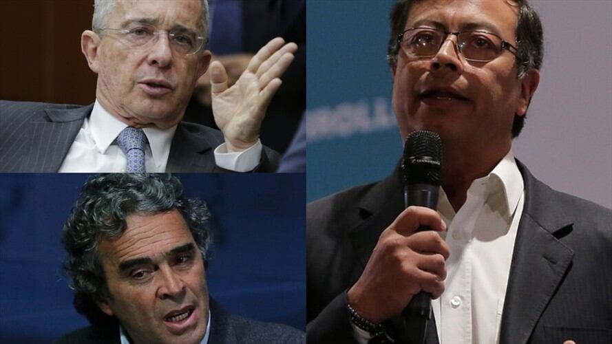 Álvaro Uribe y Sergio Fajardo negaron los señalamientos del senador Gustavo Petro. Foto: Colprensa
