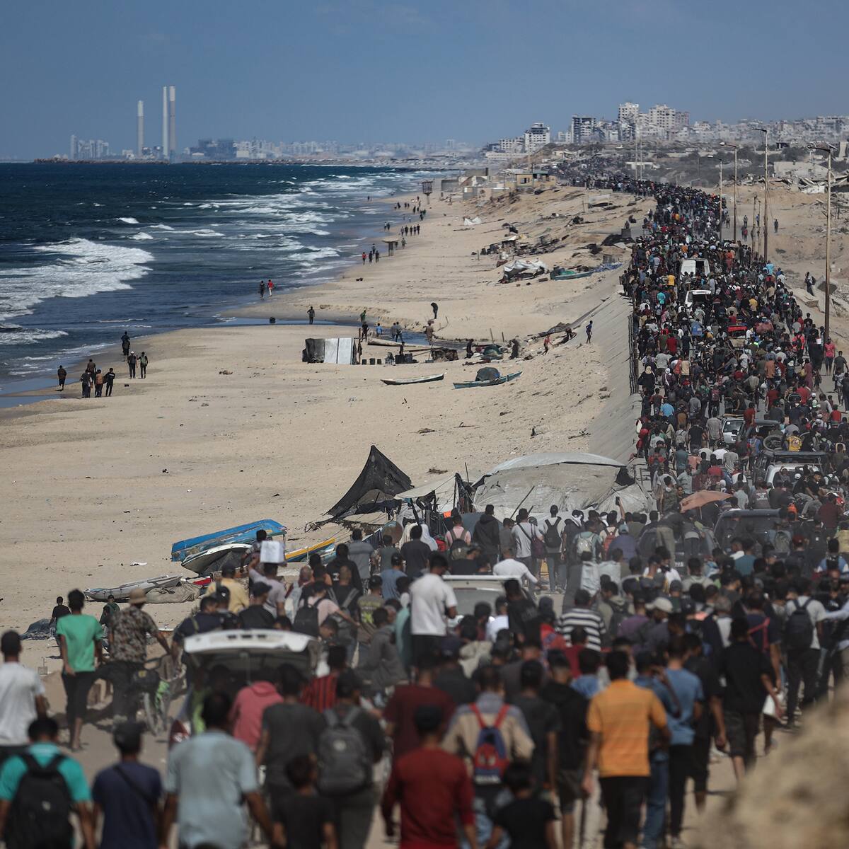 Alto mando militar de EE.UU. visita Gaza y reafirma que no habrá despliegue de tropas