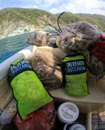 Residuos encontrados en el fondo del mar/ Parques Nacionales