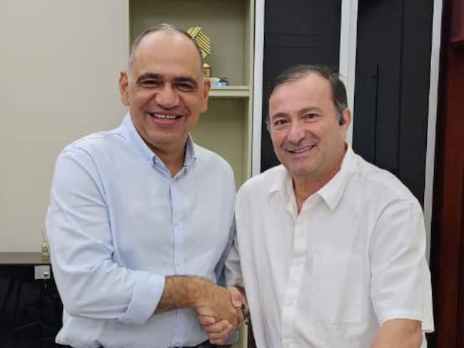 Carlos Pinedo Cuello y Luis Emilio Correa | Foto: Alcaldía de Santa Marta