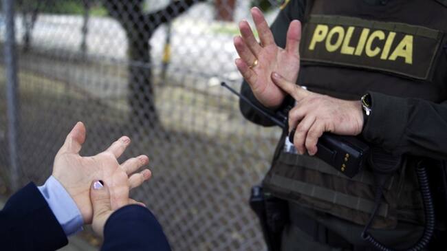 Comparendos Policía Nacional. Foto: Fredy Builes/Getty Images
