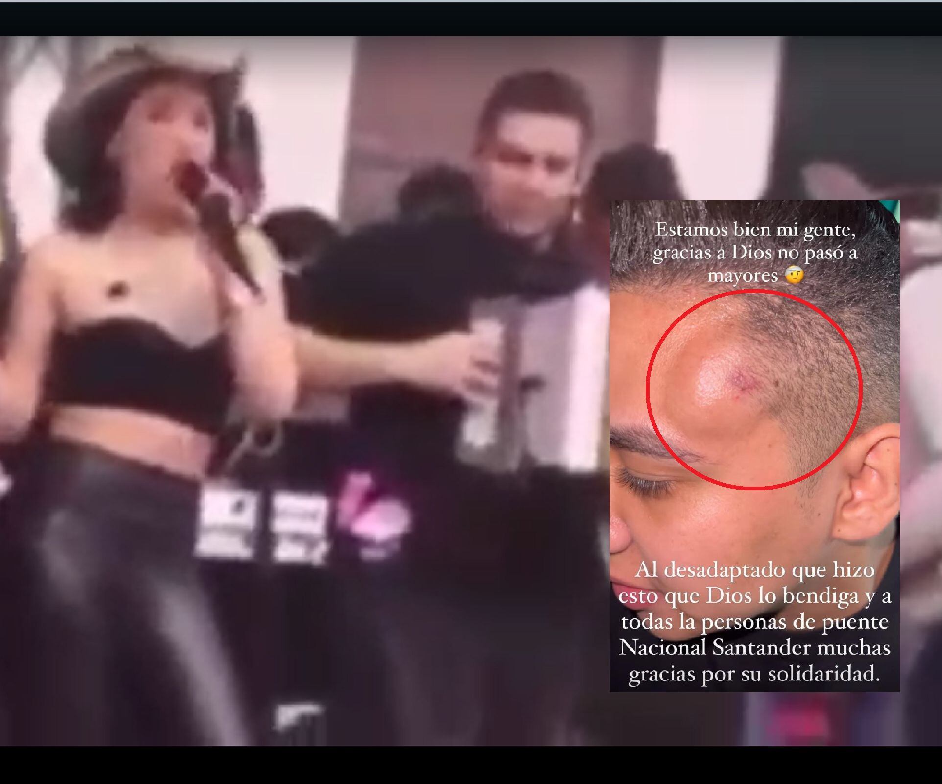 Agresión Puente Nacional/ tomado de redes sociales.