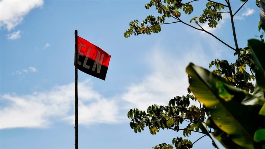 El ministro de Defensa, Diego Molano, confirmó la captura y posterior muerte de alias ‘Fabián’, jefe del frente de Guerra Occidental del ELN. Foto: Getty Images / LUIS ROBAYO