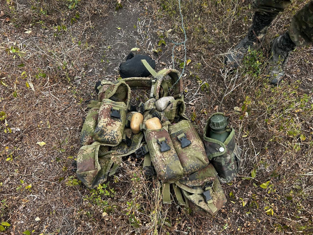 Minas antipersonal- Foto: Brigada 23 del Ejército