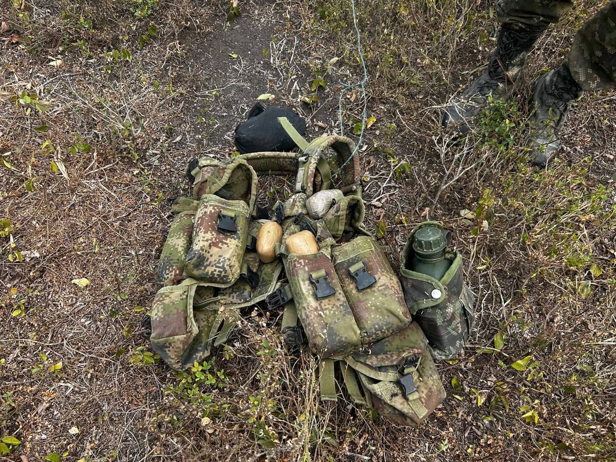 Soldado resultó herido por mina antipersonal en combate contra Clan del Golfo en Bolívar