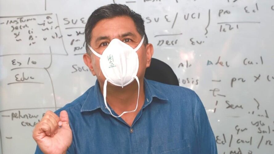 El Alcalde de Cali, Jorge Iván Ospina anuncia toque de queda entre las 8:00 de la noche y las 5:00 de la mañana. Foto: Comunicaciones Alcaldía de Cali