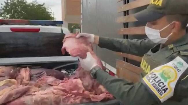 Golpe al contrabando en la frontera con Venezuela. Foto: Cortesía