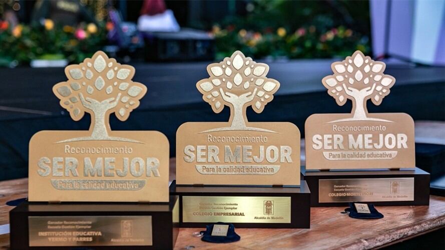 Galardón Los Mejores. Foto: Secretaría Educación de Medellín