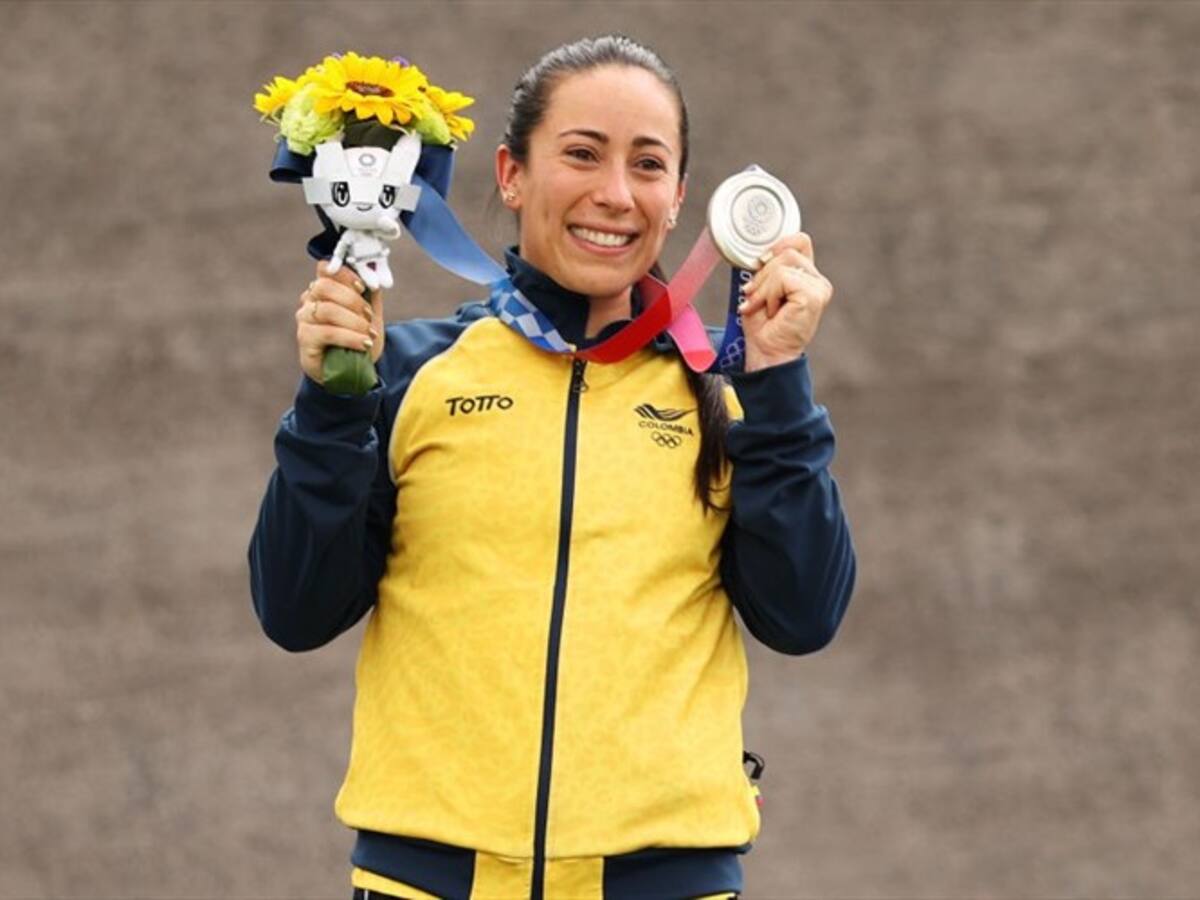 ¡Orgullo colombiano! Mariana Pajón consigue medalla de plata para el país