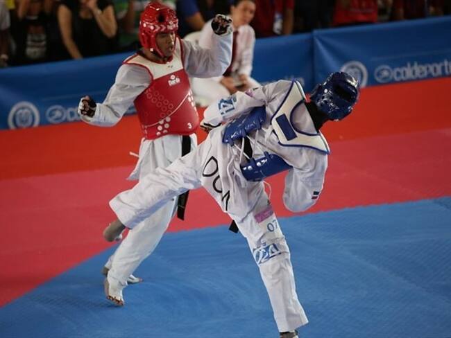 La situación se dio mientras se encontraban en el colegio Marymount de Barranquilla, donde se desarrollan las competencias de taekwondo. Foto: Colprensa